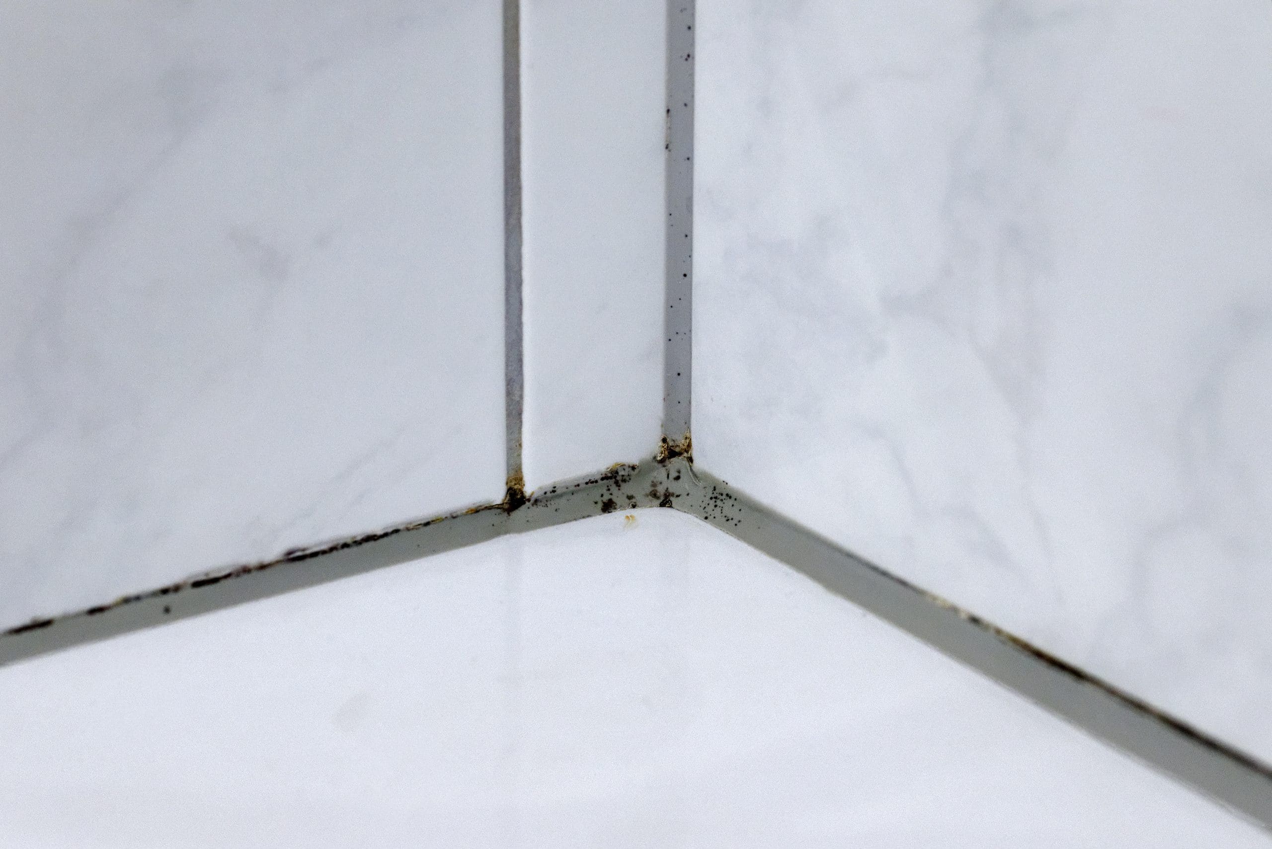 soluzione per pulire le macchie nere sul silicone del bagno